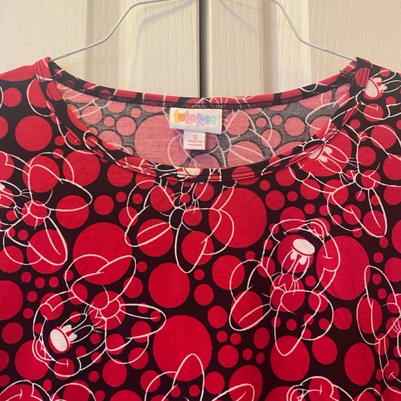 NWT LuLaRoe Minnie Mouse Irma Tunic Top - Picture 3 of 10
